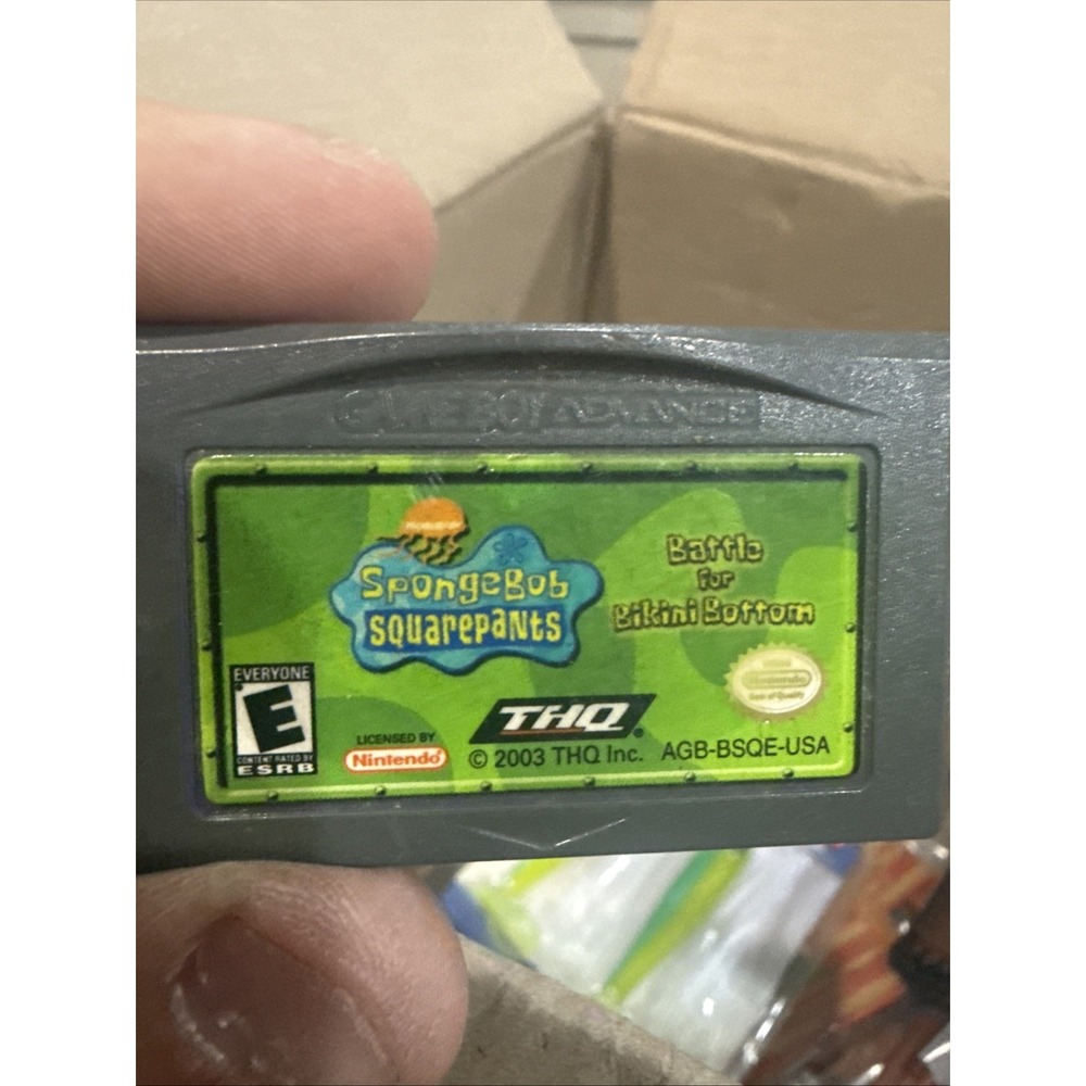 SpongeBob SquarePants: Battle for Bikini Bottom (Nintendo Game Boy Advance Teste